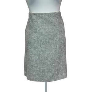 Talbots Wool Blend Gray Skirt